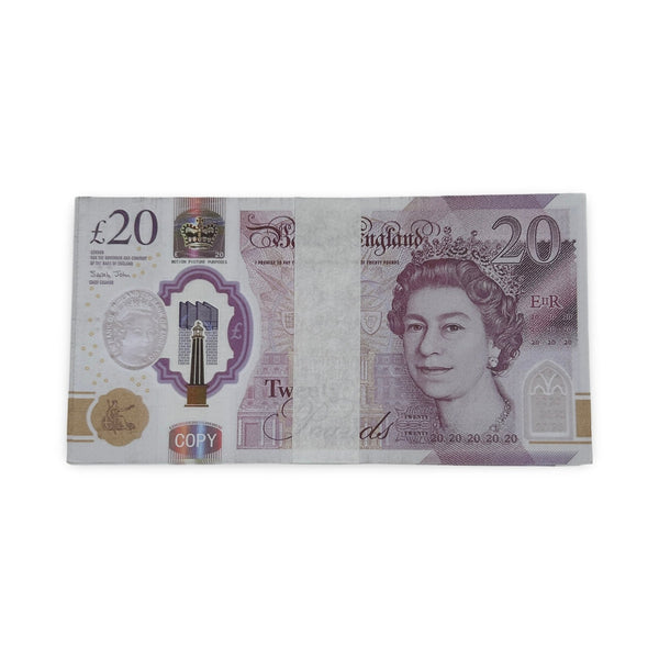 £20 Pounds Prop Money - PropMoneyCartel