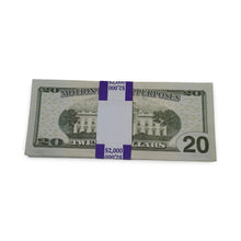 $2,000 Twenties (Pre - Aged) Prop Copy Money $20s - PropMoneyCartel