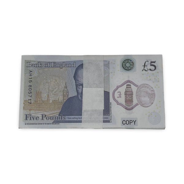 £5 Pounds Prop Money - PropMoneyCartel